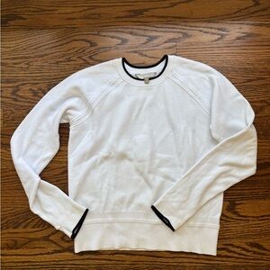 Athleta Sweater with Black Trim
